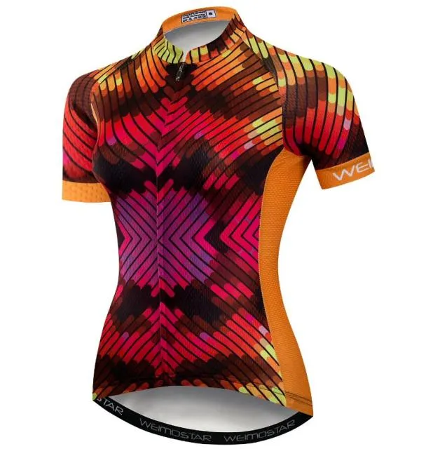 Weimostar Women Cycling Jersey 2021 Black Bike Shirt ProTeam Ciclismo Cycling Clothing Summer Bicycle Mtb Maillot Bike jersey
