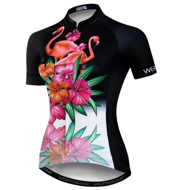 Weimostar Women Cycling Jersey 2021 Black Bike Shirt ProTeam Ciclismo Cycling Clothing Summer Bicycle Mtb Maillot Bike jersey