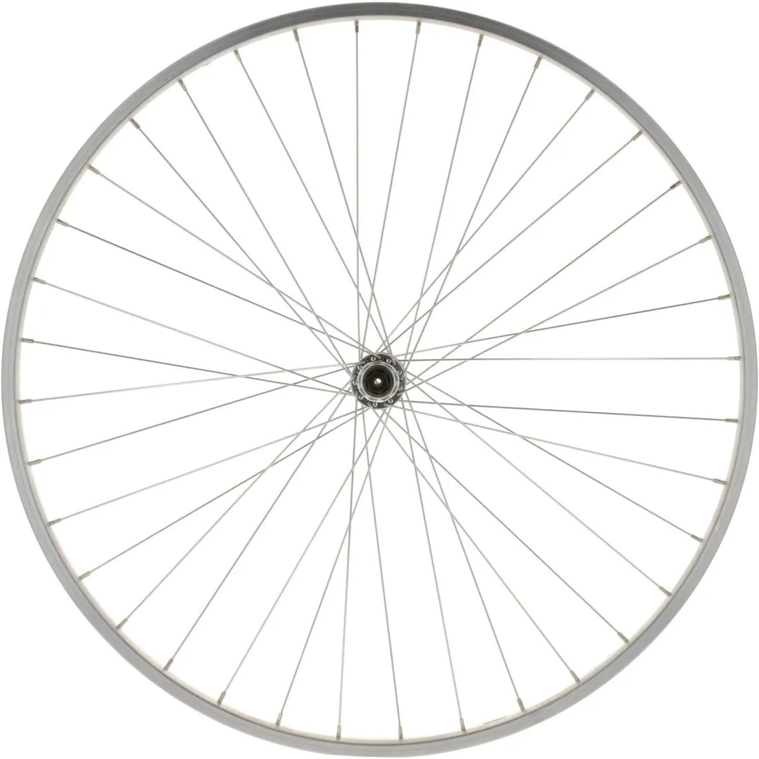 Wheel 28" Front Single Wall V-brake Quick Release Hybrid Bike - Silver