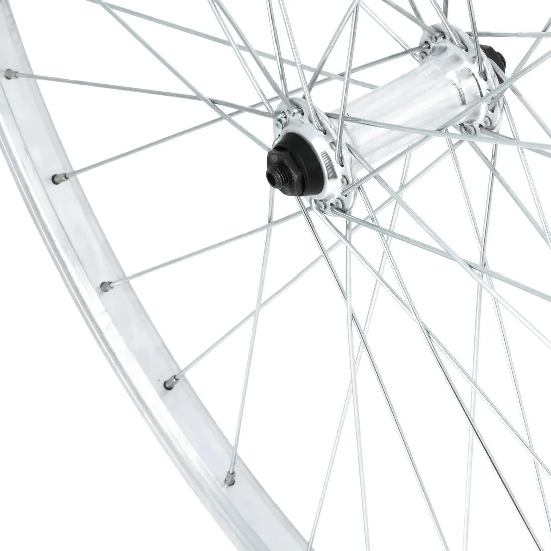 Wheel 28" Front Single Wall V-brake Quick Release Hybrid Bike - Silver
