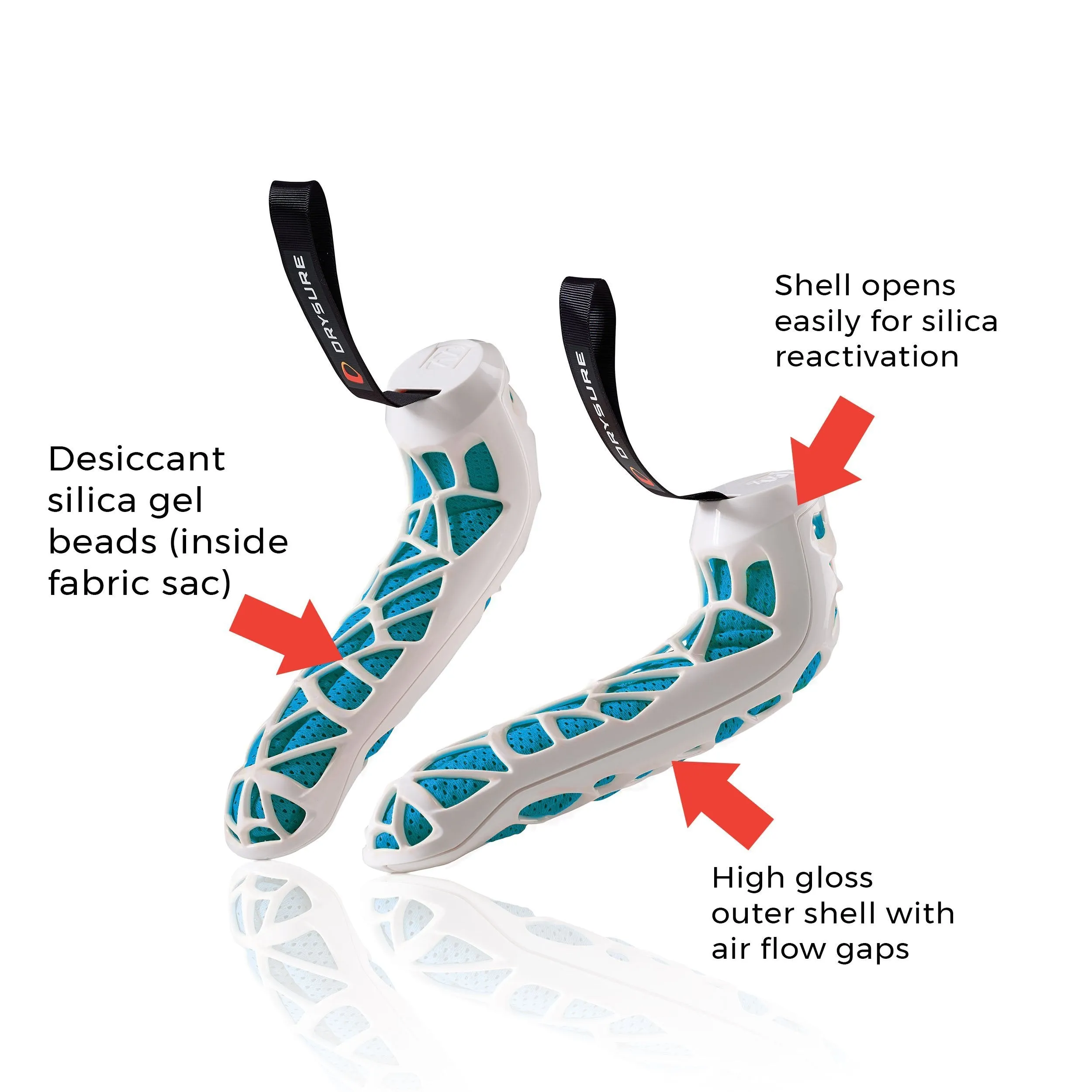 White & Blue Drysure Active
