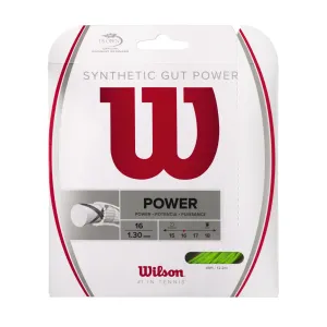 Wilson SynGut Power 16 (1.30) Lime 1/2 Set