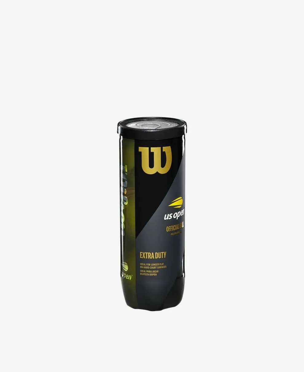 Wilson US Open Extra Duty Tennis Balls (24 Cans/Carton)