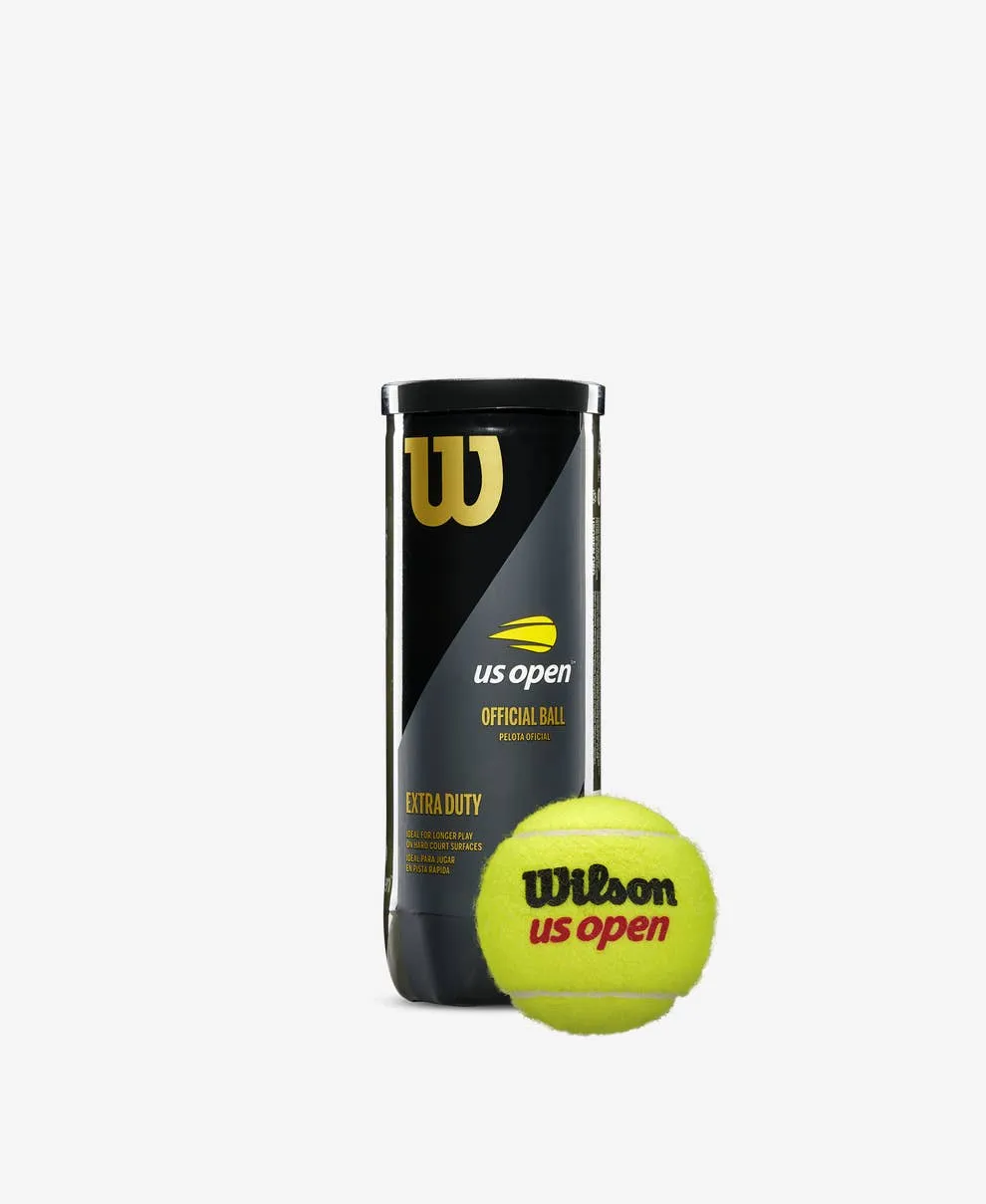 Wilson US Open Extra Duty Tennis Balls (24 Cans/Carton)