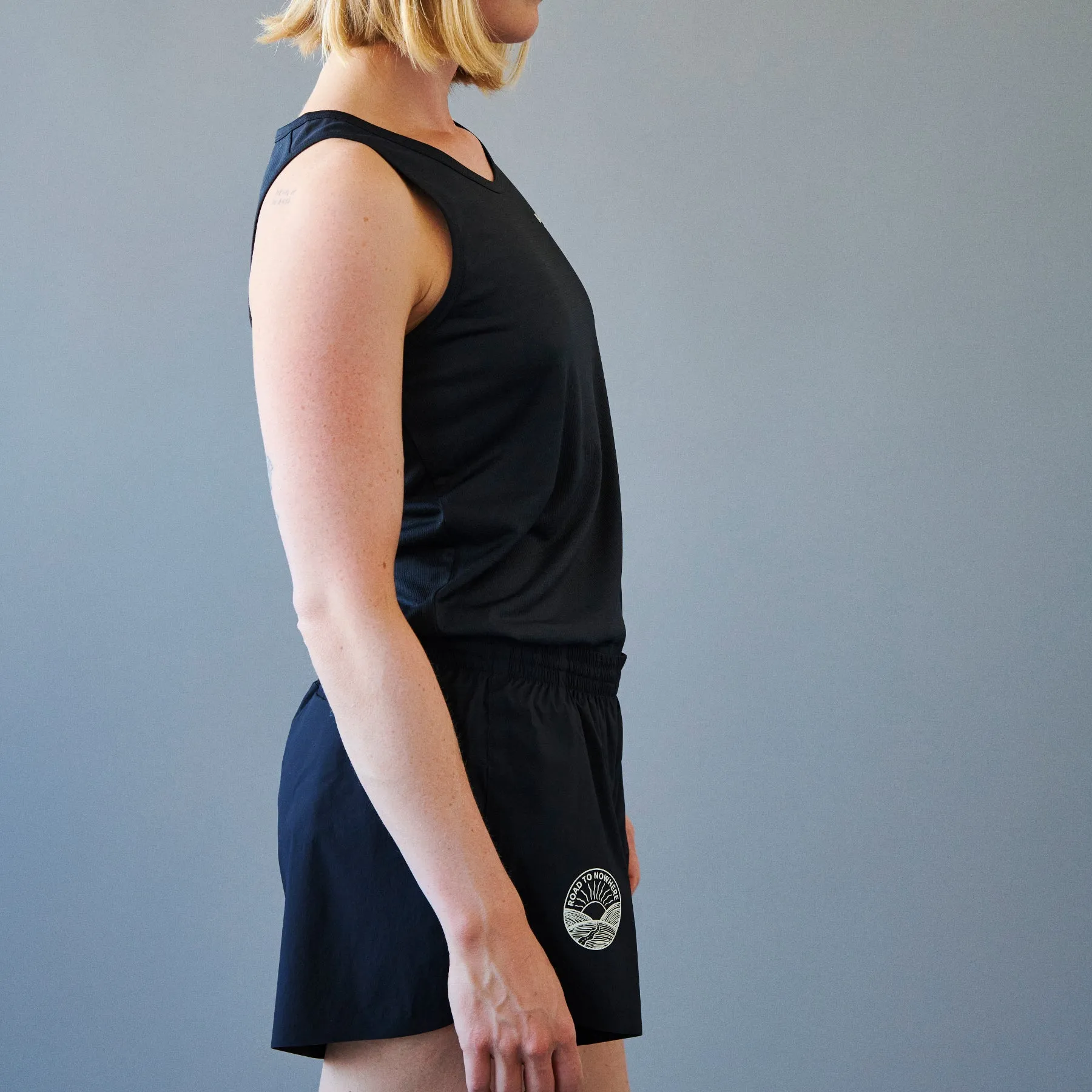 Women's Balance Sleeveless Top - Black