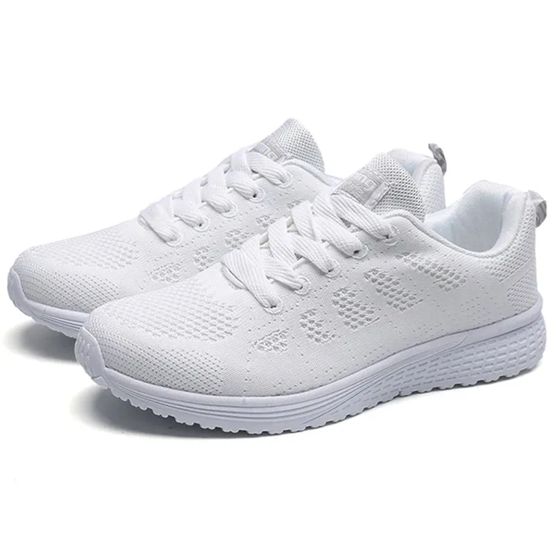 Women's Breathable Lace-Up Sneakers