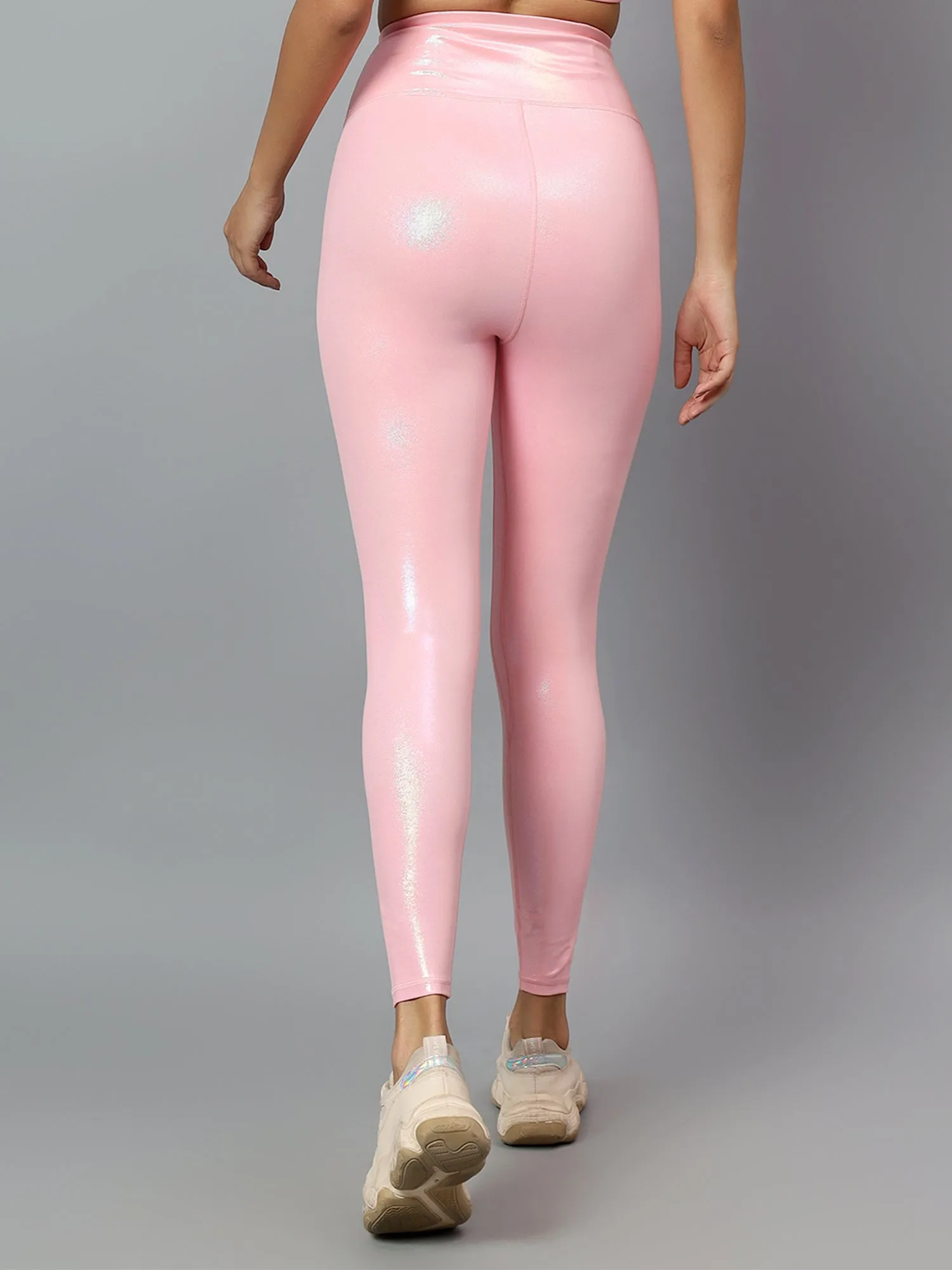 Women's Pink Shine On Training Tights