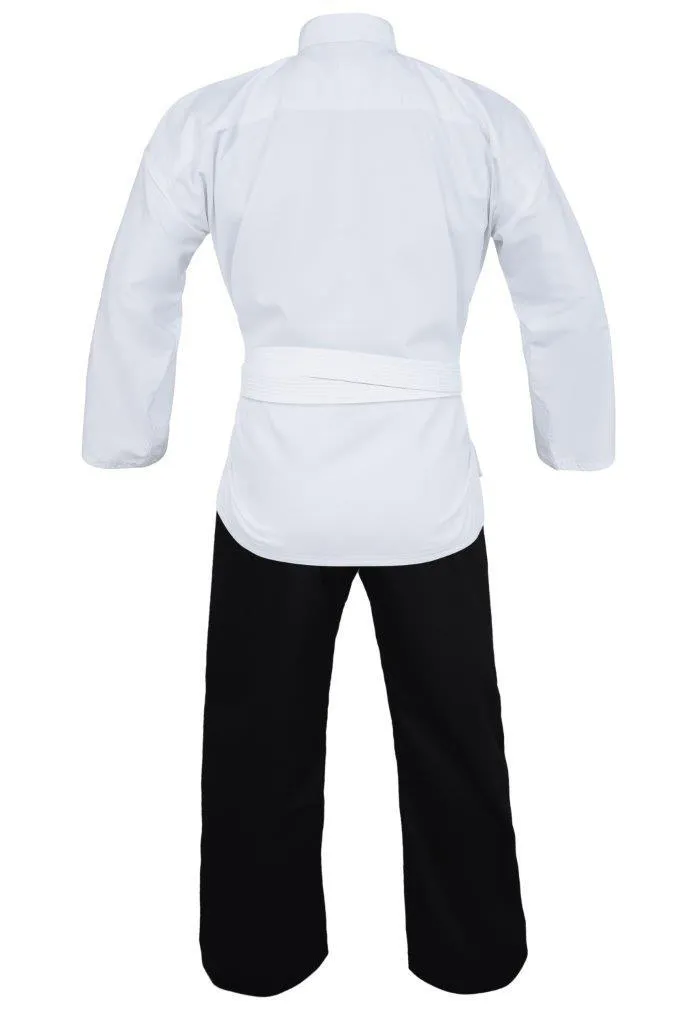 Yamasaki Pro Karate Uniform | Black & White [10oz]