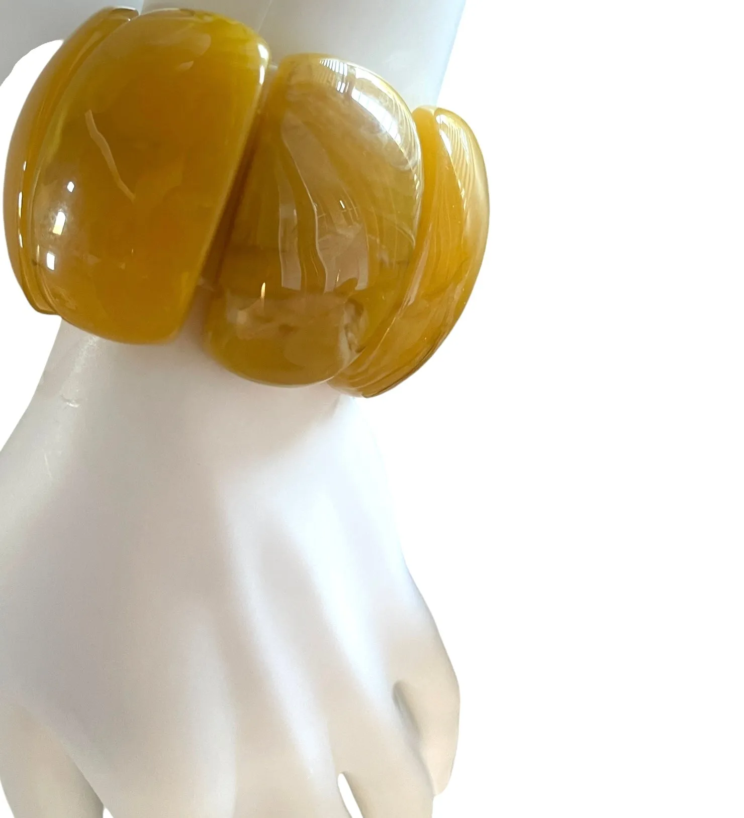 Yellow Big Bracelet Bangle