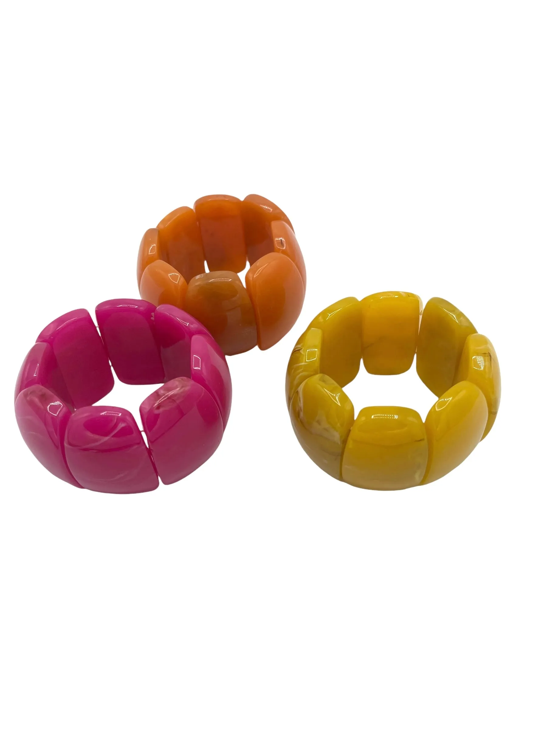 Yellow Big Bracelet Bangle