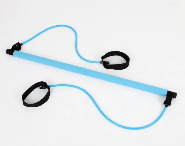 Yoga Resistance Bands Pilates Stick Bodybuilding Crossfit Gym Rubber Tube Elastic Bands Fitness Equipment Training Exercise
