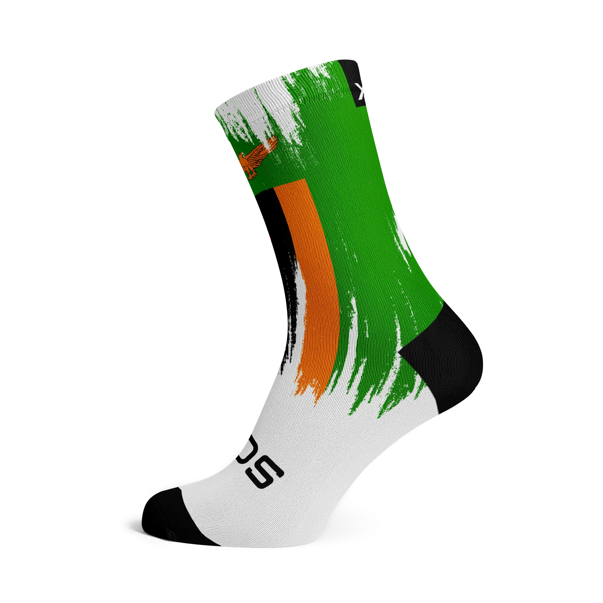 Zambia Splash Socks